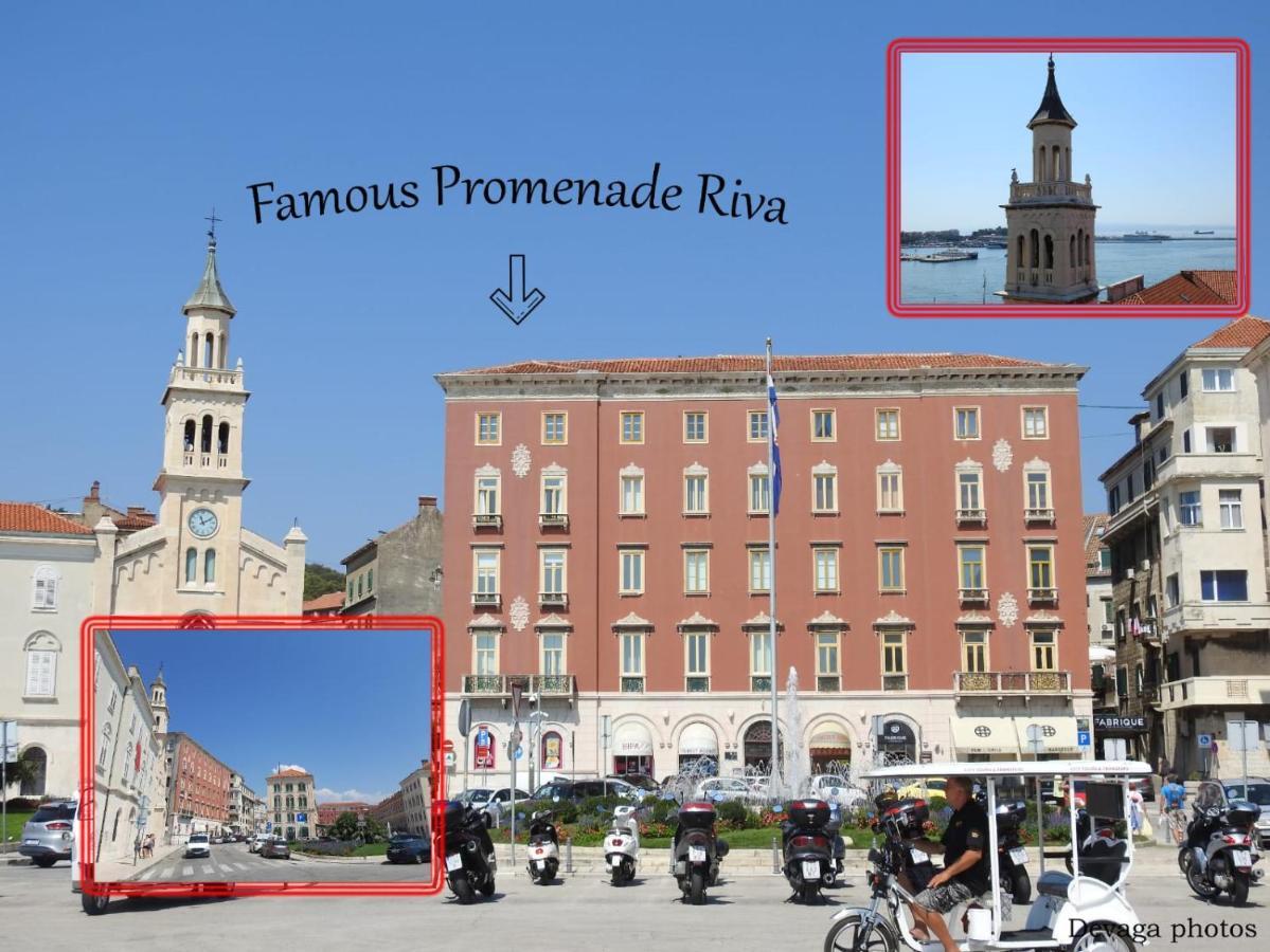 Famous Promenade Riva Apartment Split Exterior photo